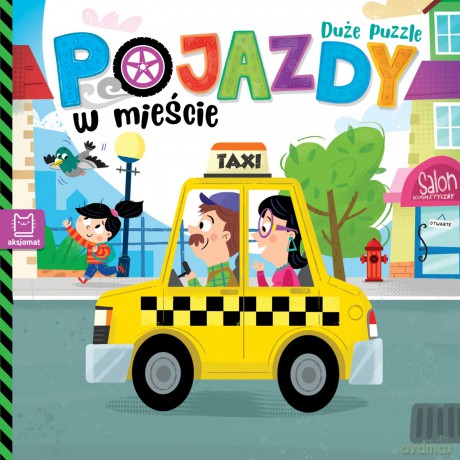 Pojazdy w mieście. Duże puzzle - Grażyna Wasilewicz [KSIĄŻKA]