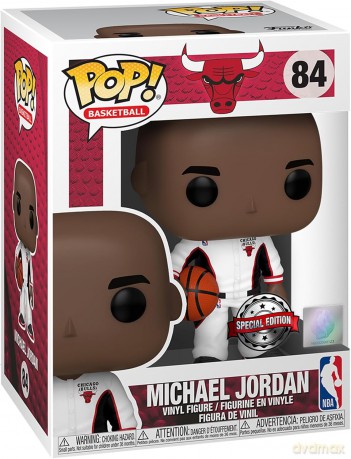 Sports Michael Jordan White Warmup Bulls Funko POP [FIGURKA]