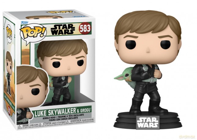 Star Wars Księga Boby Fetta Luke Skywalker and Grogu Funko POP [FIGURKA]