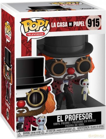 TV La Casa de Papel Professor O Clown Funko POP [FIGURKA]