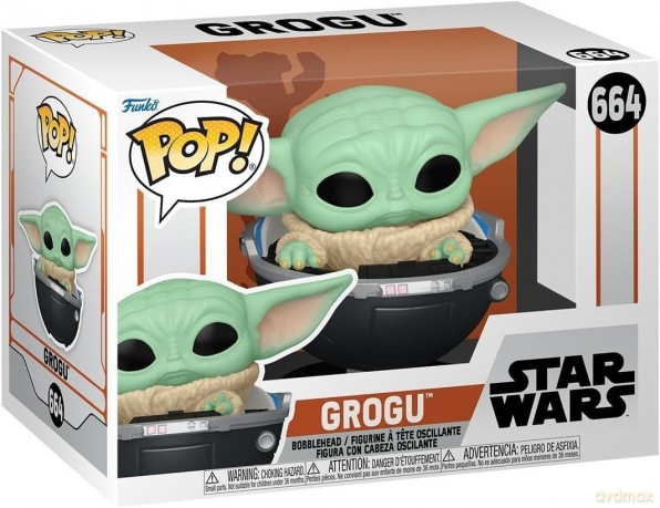 Vinyl Grogu in Hover-Pram Funko POP [FIGURKA]