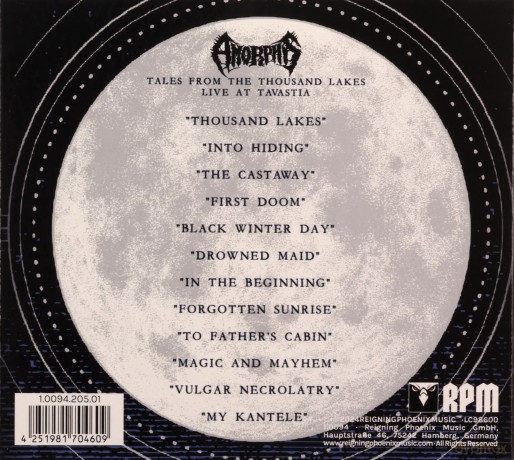 Amorphis: Tales From The Thousand Lakes (Live At Tavastia) (digipack) [Blu-Ray]+[CD]