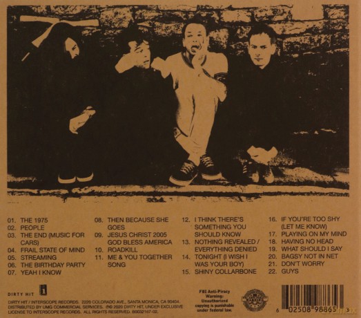 The 1975: The Number One Album Notes On A Conditional Form (Limited) [CD]