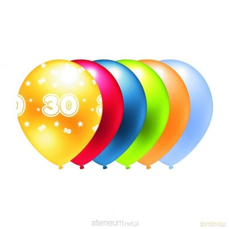 Balon 30 mix kolorów metalik 5szt