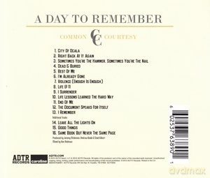 A Day To Remember: Common Courtesy [CD]