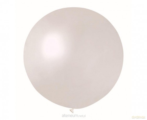 Balon kula metaliczna perłowa 65cm