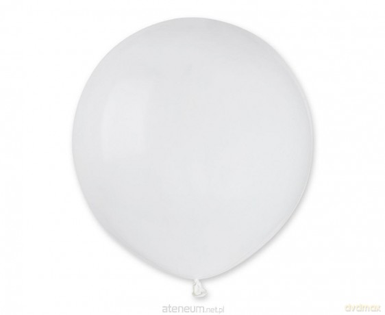Balony pastelowe białe 48cm 25szt