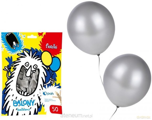 Balony srebrny (50szt)
