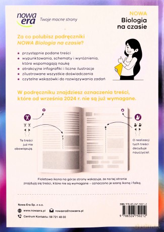 Biologia LO 1 Nowa Biologia na czasie podręcznik zakres rozszerzony [KSIĄŻKA]