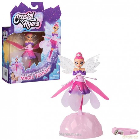 Crystal Flyers Latającą wróżka 15cm różowa [FIGURKA]