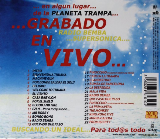 Manu Chao: Radio Bemba Sound System [CD]