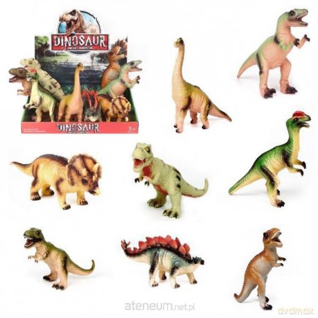 Dinozaur gumowy duży MIX [FIGURKA]