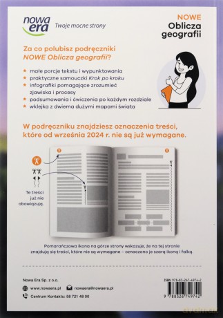 Geografia LO 1 Nowe Oblicza geografii podręcznik zakres podstawowy - Roman Malarz, Marek Więckowski [KSIĄŻKA]