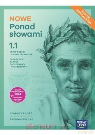 Język polski LO 1 Nowe Ponad słowami cz.1 podręcznik zakres podstawowyiR - Małgorzata Chmiel, Joanna Kościerzyńska, Aleksandra Wróblewska [KSIĄŻKA]