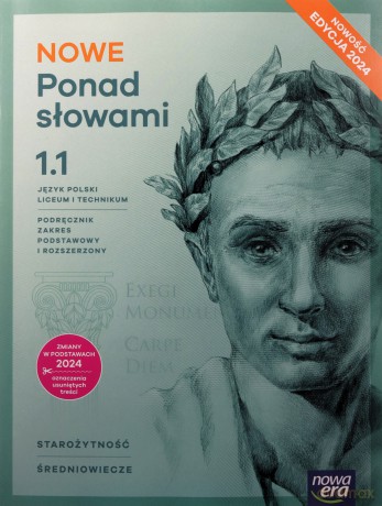 Język polski LO 1 Nowe Ponad słowami cz.1 podręcznik zakres podstawowyiR - Małgorzata Chmiel, Joanna Kościerzyńska, Aleksandra Wróblewska [KSIĄŻKA]