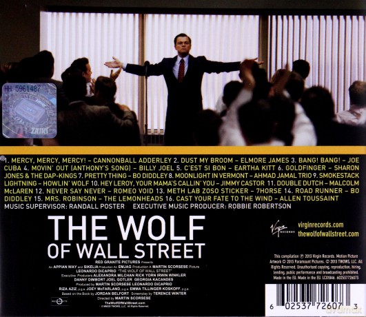 The Wolf Of Wall Street soundtrack (Wilk z Wall Street) [CD]