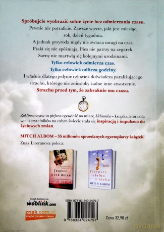 Zaklinacz czasu -  Mitch Albom (TW) [KSIĄŻKA]