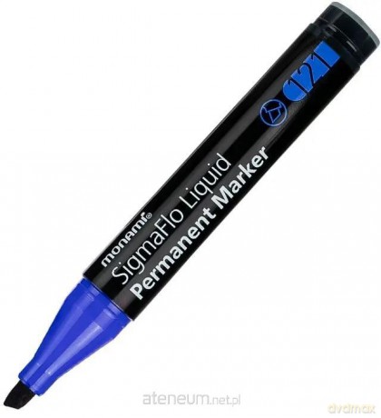 Marker permanentny SigmaFlo nieb.(12szt)