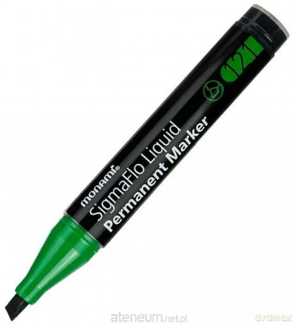 Marker permanentny SigmaFlo zielony (12szt)