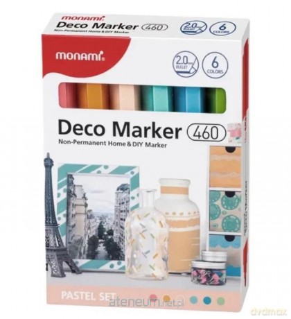 Markery akrylowe Deco Marker 6kol pastel
