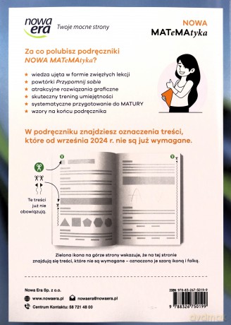 Matematyka LO 1 Nowa MATeMAtyka podręcznik zakres podstawowy [KSIĄŻKA]