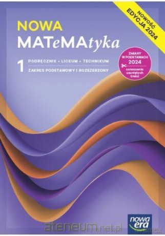 Matematyka LO 1 Nowa MATeMAtyka podręcznik zakres podstawowyiR [KSIĄŻKA]