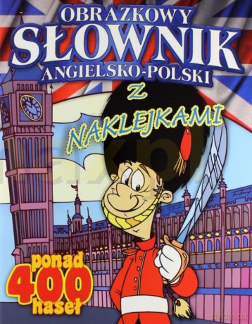 Obrazkowy słownik angielsko-polski z naklejkami [KSIĄŻKA]