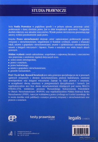 Prawo nieruchomości z testami online w.7 - Ryszard Strzelczyk [KSIĄŻKA]