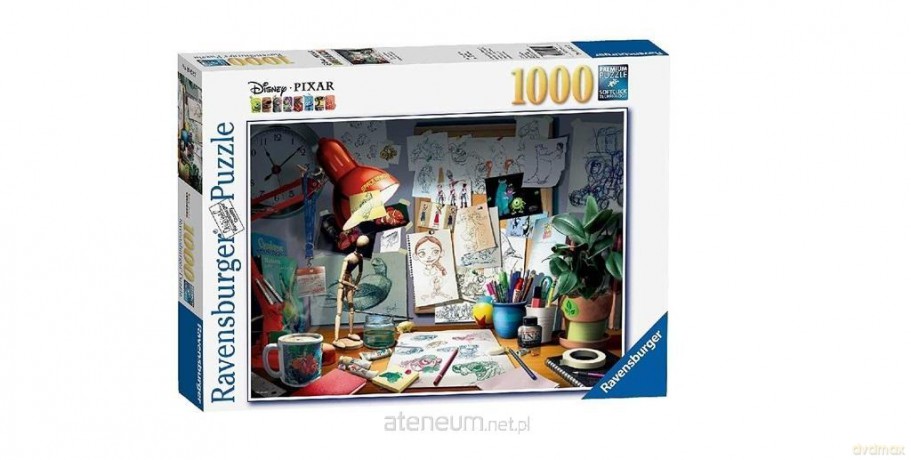 RAVENSBURGER 1000 el. Artystyczne biurko [PUZZLE]