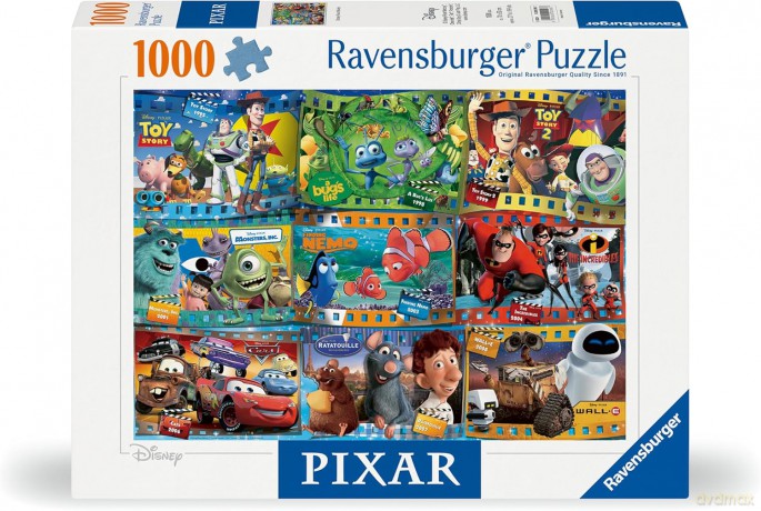 RAVENSBURGER 1000 el. Filmy Disney Pixar [PUZZLE]