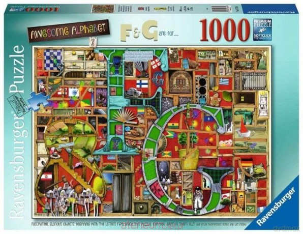 RAVENSBURGER 1000 el. Niesamowity alfabet [PUZZLE]