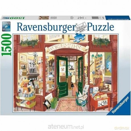 RAVENSBURGER 1500 el. Wordsmith's księgarnia [PUZZLE]