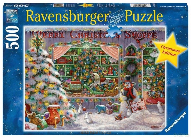 RAVENSBURGER 500 el. Sklep świąteczny [PUZZLE]