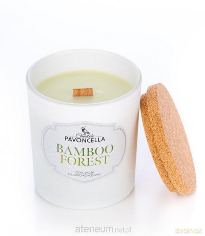 Świeczka sojowa Bamboo Forest biała 135g