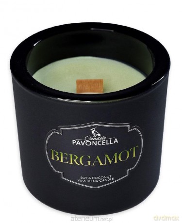 Świeczka sojowa Bergamot czarna 170g