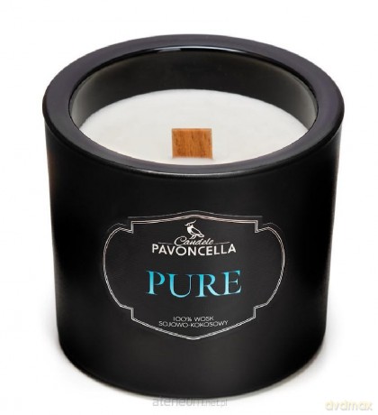 Świeczka sojowa Pure czarna 170g