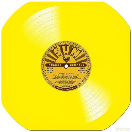 Elvis Presley: Sun Singles - Limitowana Ośmiokątna Żółta Płyta  [WINYL]