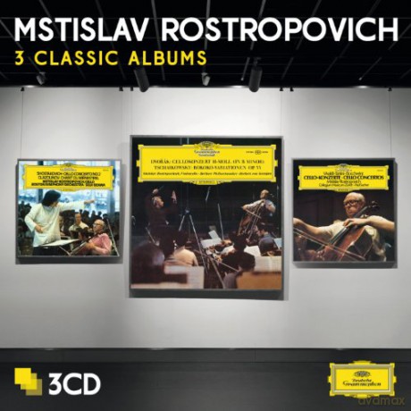 Mstislav Rostropovich: 3 Classic Albums [3CD]