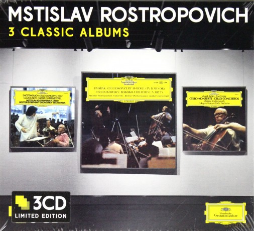 Mstislav Rostropovich: 3 Classic Albums [3CD]