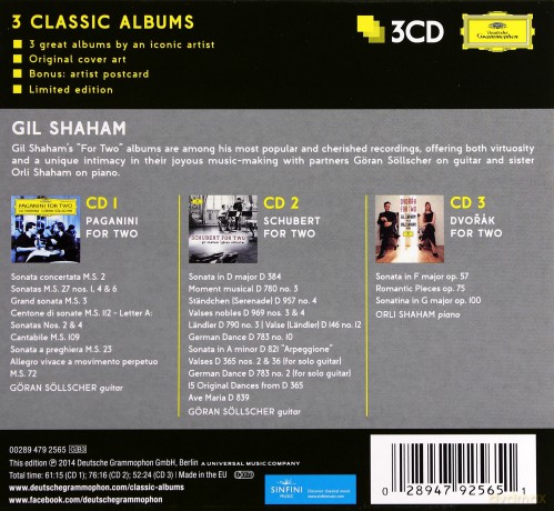 Gil Shaham: 3 Classic Albums [3CD]