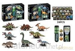 Zestaw Dinozaury + projektor [FIGURKA]
