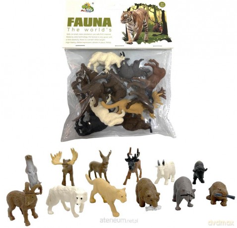 Zwierzęta zoo 12szt [FIGURKA]