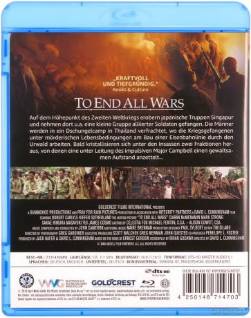 To End All Wars (Droga do wolności) [Blu-Ray]