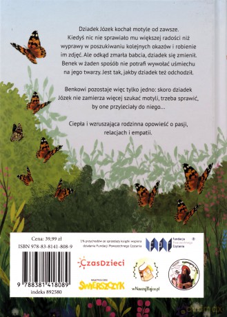 Motyle dla dziadka. To Się Czyta - Nicola Davies [KSIĄŻKA]