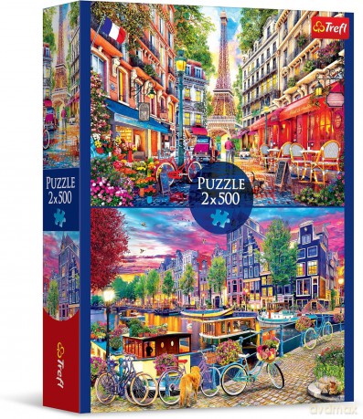 TREFL 2x500 el. Europejskie stolice MGL 37496 [PUZZLE]