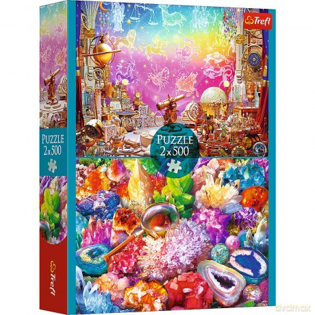 TREFL 2x500 el. Kosmos i kryształy MGL 37499 [PUZZLE]