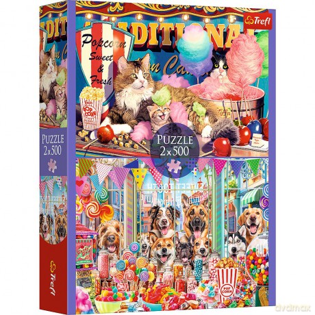 TREFL 2x500 el. Puszyści przyjaciele MGL 37495 [PUZZLE]