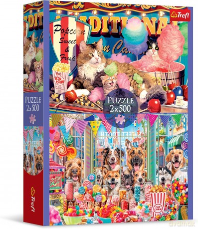 TREFL 2x500 el. Puszyści przyjaciele MGL 37495 [PUZZLE]