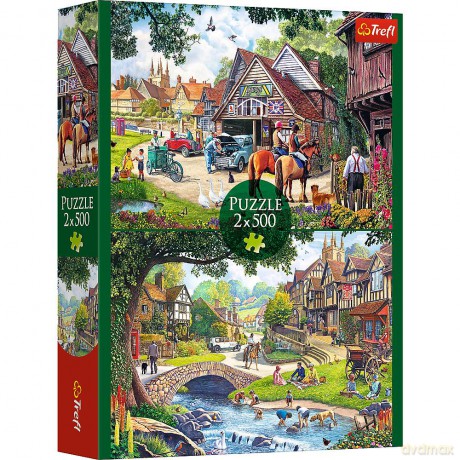 TREFL 2x500 el. Sielankowe życie MGL 37494 [PUZZLE]