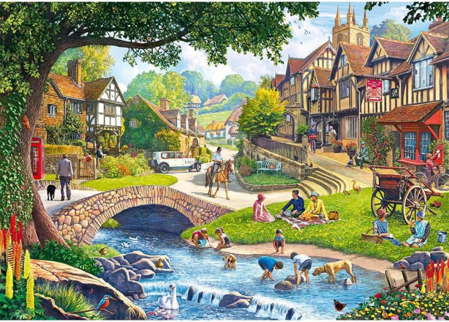 TREFL 2x500 el. Sielankowe życie MGL 37494 [PUZZLE]